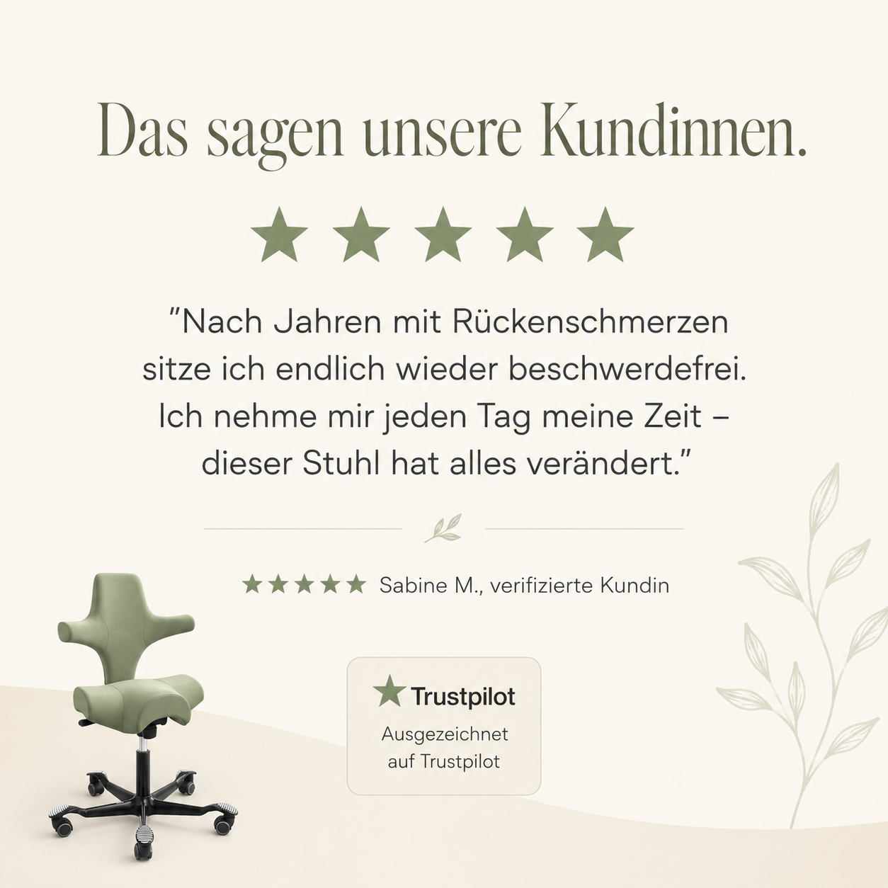 Ergonomischer Stuhl